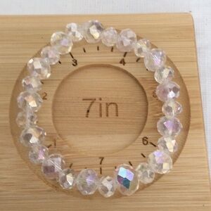 Iridescent Beaded Bracelet